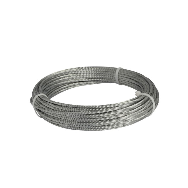 Chain Products Bright Zinc Plated Wire Rope (Reel) 100m 5mm Steel Zinc Plated - 9TQROPE/160