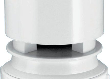 McAlpine VP2W White Ventapipe 25 Air Admittance Valve with 1½" Universal Outlet