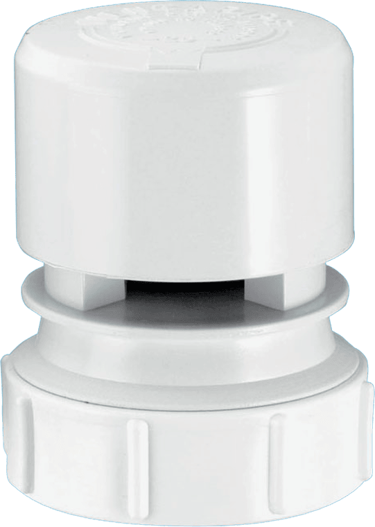 McAlpine VP2W White Ventapipe 25 Air Admittance Valve with 1½" Universal Outlet