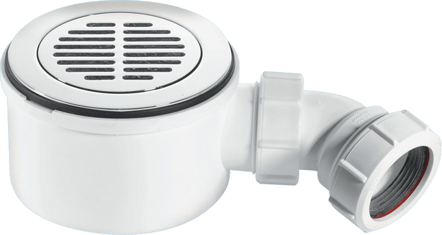 McAlpine ST90CPB-S-70 90mm Shallow Shower Trap - 70mm High