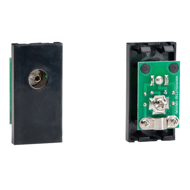 Varilight Co-Axial Tv Socket (Isolated) (1 Datagrid Space) Black