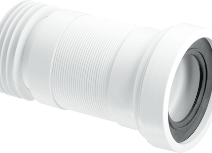 McAlpine Flexible WC Connector for WC HO Wall Pans with Flexi Hose Extends to 310mm     WC-F23R