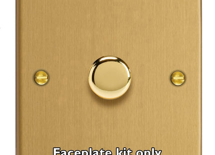 Varilight 1-Gang Matrix Kit For Rotary Dimmers Brushed Brass