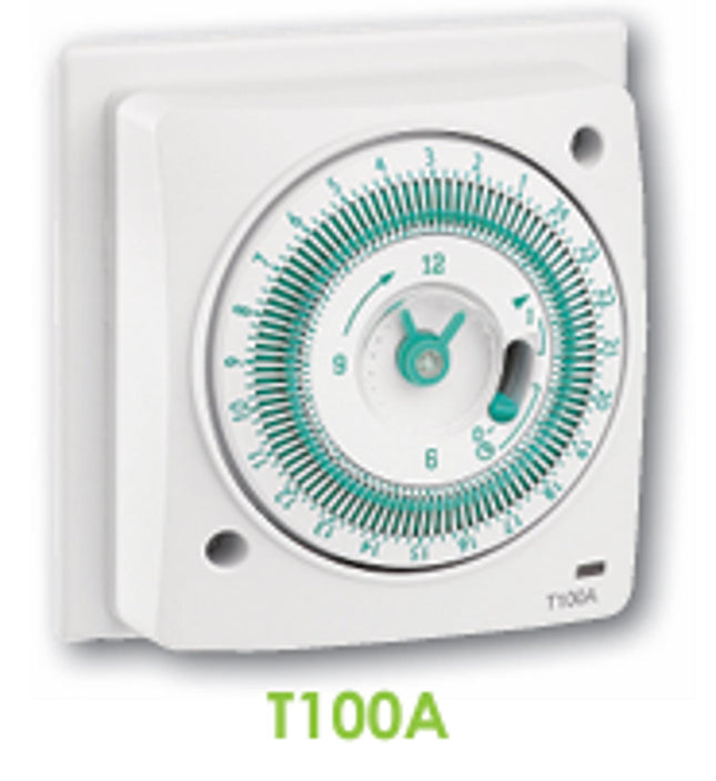 Greenbrook Timer 24Hr Mechanical Socket Box Mount 16A - T100A-C