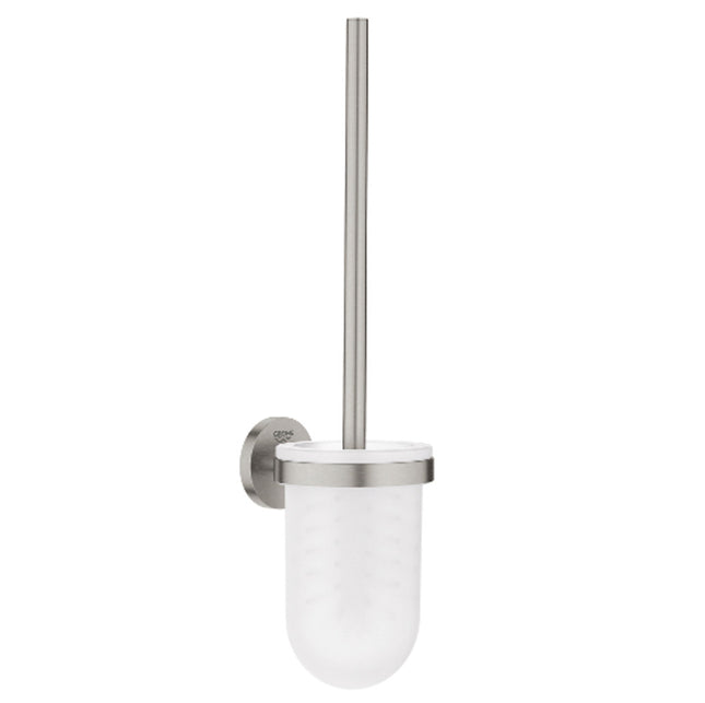 Grohe Essentials Toilet Brush Set Supersteel - 40374DC1 - Bathroom Essential