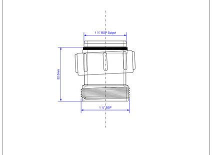 McAlpine T12A-2 BSP Female x BSP Male Coupling