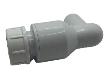 McAlpine R29-NRV 90° Elbow with integral Non-Return Valve Plain Tail Inlet x 19/23mm Universal Outlet