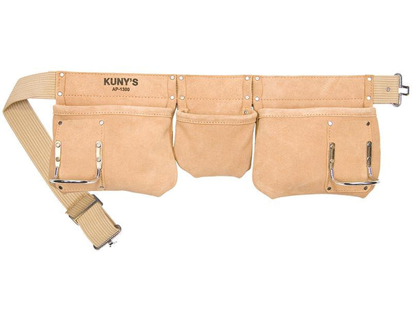 Kuny'S Ap-1300 Carpenter'S Apron 5 Pocket Suede Leather
