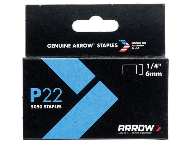 ARROW P22 Staples 6Mm (1/4In) Box 5050