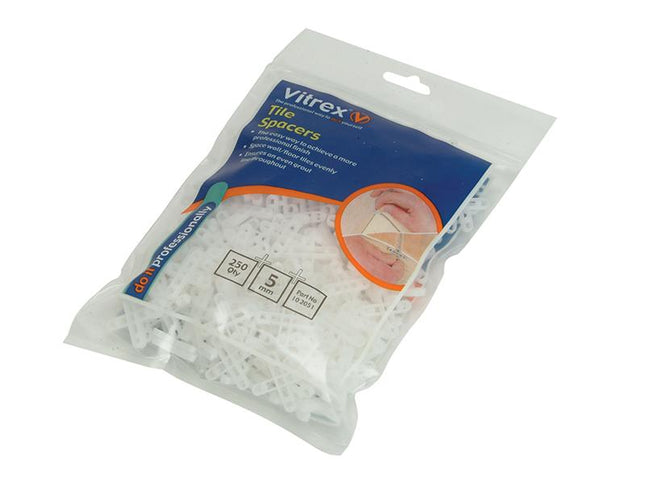 Vitrex Floor Tile Spacers 4Mm Pack Of 500