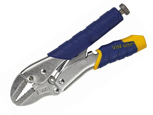 Irwin Vise-Grip 7Wr Fast Release Curved Jaw Locking Pliers With Wire Cutter 178Mm (7In)