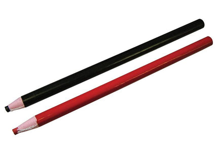 Faithfull Ceramic Tile Markers (Black & Red)