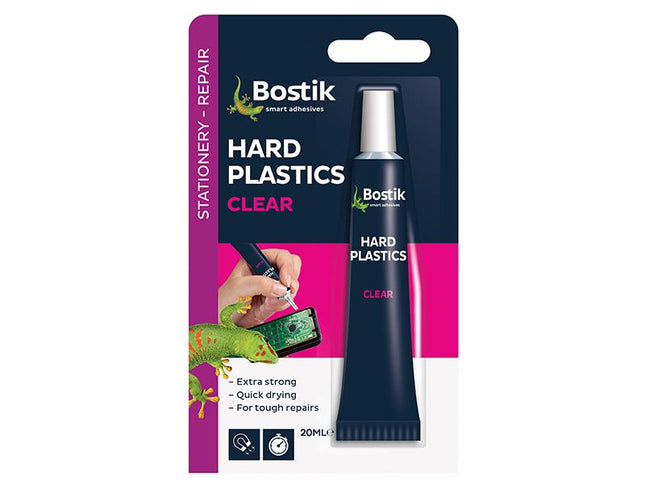 Bostik Hard Plastics Clear Adhesive 20Ml