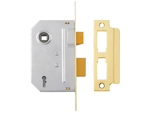 Yale Locks Pm246 Internal 2 Lever Mortice Sashlock Polished Brass 67Mm 2.5In