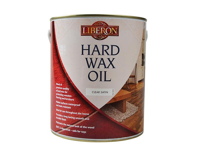 Liberon Hard Wax Oil Clear Satin 2.5 Litre