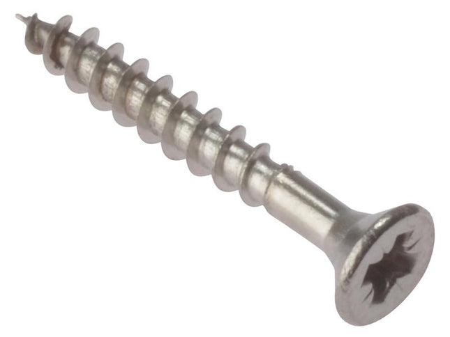 Forgefix Multi-Purpose Pozi Screw Csk St Stainless Steel 3.5 X 25Mm Box 200