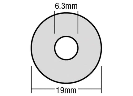Forgefix Techfast Bonded Epdm Washer 5.5 X 19Mm Box 100