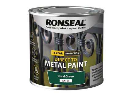 Direct to Metal Paint Rural Green Satin 250ml
