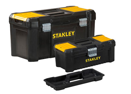 Stanley Tools Essential Toolbox Bonus Pack 32Cm (12.1/2In) & 48Cm (19In)