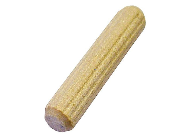 Faithfull Wood Dowels Fluted 40 X 8Mm (Pack Of 50)