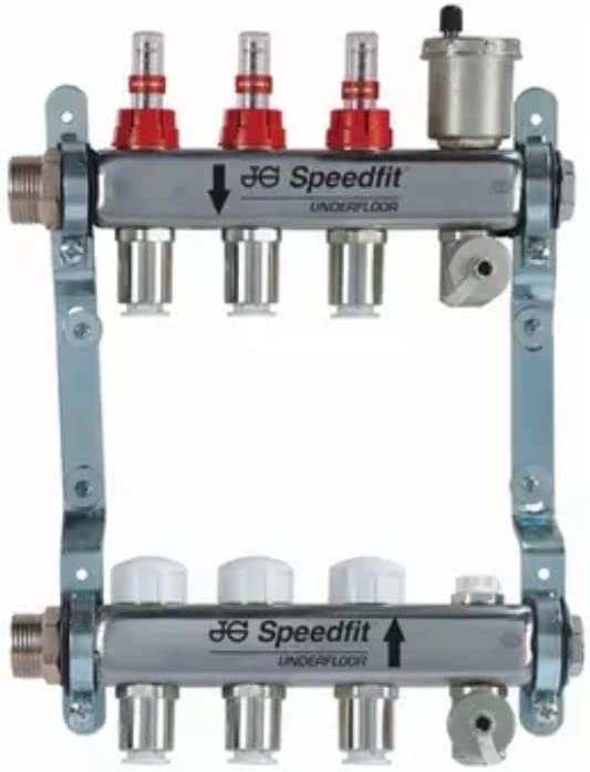 John Guest Speedfit Underfloor Heating Man3 Manifold - 3 Zone