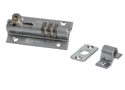 Henry Squire 3-Wheel Re-Codeable Combibolt Lock Chrome