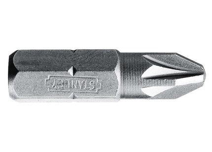 Stanley Tools Pozidriv 2Pt Bit 25Mm (Box Of 25)