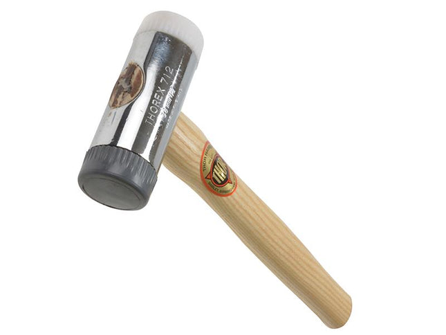 Thor 712R Soft & Hard Faced Hammer Wood Handle 38Mm 650G