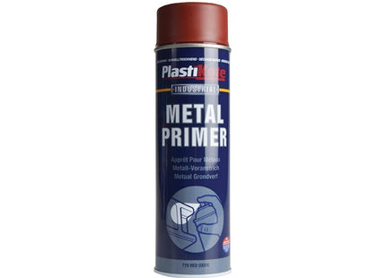 Plastikote Industrial Primer Spray Red Oxide 500Ml