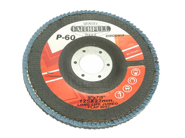 Faithfull Flap Disc 127Mm Coarse