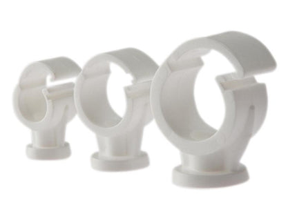 Forgefix Pipe Clip Single Cliplock 22Mm Box 100