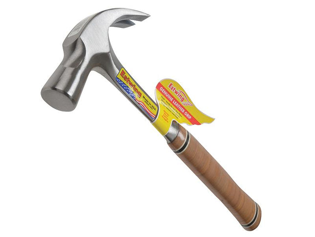 Estwing E24C Curved Claw Hammer - Leather Grip 680G (24Oz)