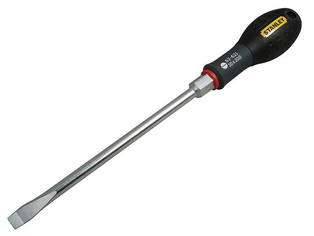 Stanley Tools Fatmax Bolster Screwdrivers Flared Tip 10 X 200Mm