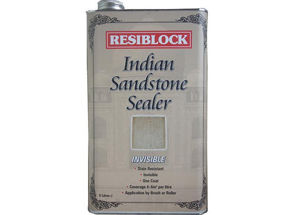 Everbuild Resiblock Indian Sandstone Sealers Invisible 5 Litre