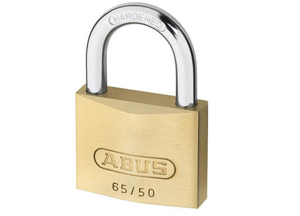 ABUS Mechanical 65/50Mm Brass Padlock Keyed Alike 6504