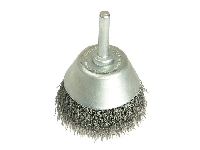 Lessmann Cup Brush With Shank D70Mm X 25H X 0.30 Steel Wire