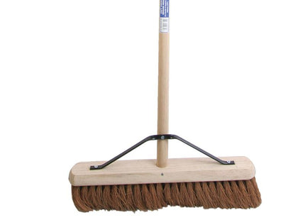 Faithfull Broom Soft Coco 45Cm (18In) + Handle & Stay