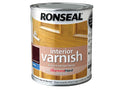 Ronseal Interior Varnish Quick Dry Satin Deep Mahogany 750Ml