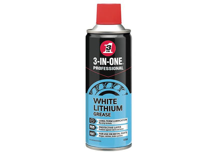 3-In-One 3-In-One White Lithium Spray Grease 400Ml