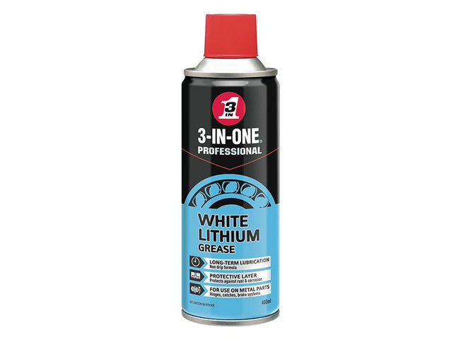 3-In-One 3-In-One White Lithium Spray Grease 400Ml