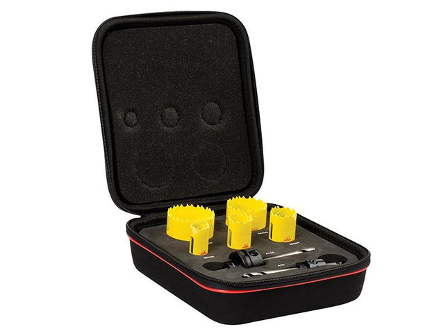 Starrett Kdc05021 Deep Cut Bi-Metal Electrician'S Holesaw Kit 7 Piece