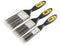 Stanley Tools Dynagrip Synthetic Brush Pack Set Of 3 25 38 & 50Mm