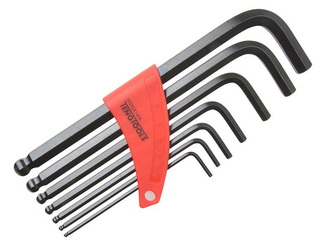 Teng Ball Point Hexagon Key Set Of 7 Metric (2.5-10Mm)