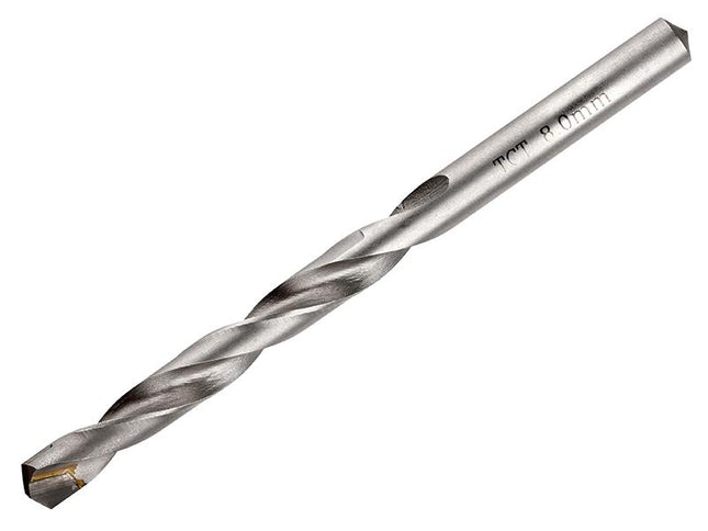 IRWIN Hss Tct Tip Drill Bit 5.0Mm Ol:86Mm Wl:52Mm