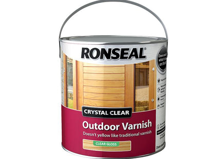 Ronseal Crystal Clear Outdoor Varnish Matt 750Ml
