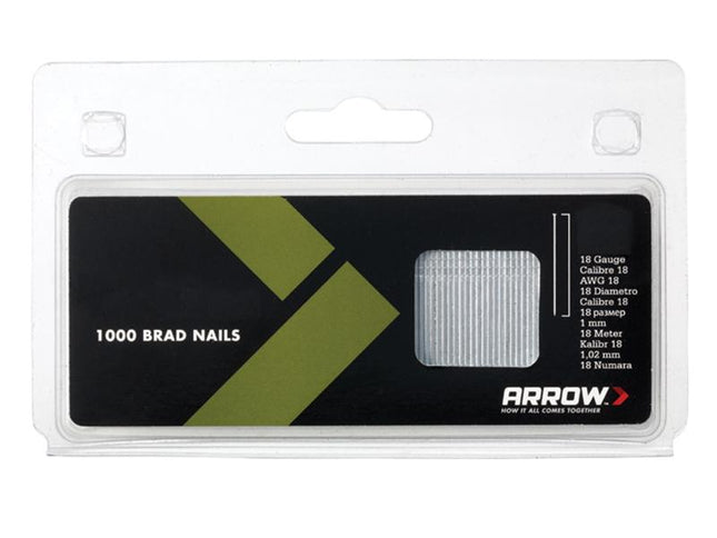 ARROW Bn1832 Brad Nails 50Mm 18G Pack 1000