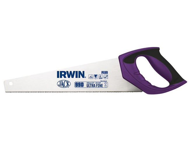 Irwin Jack 990Uhp Fine Junior / Toolbox Handsaw Soft-Grip 335Mm (13In) 12Tpi