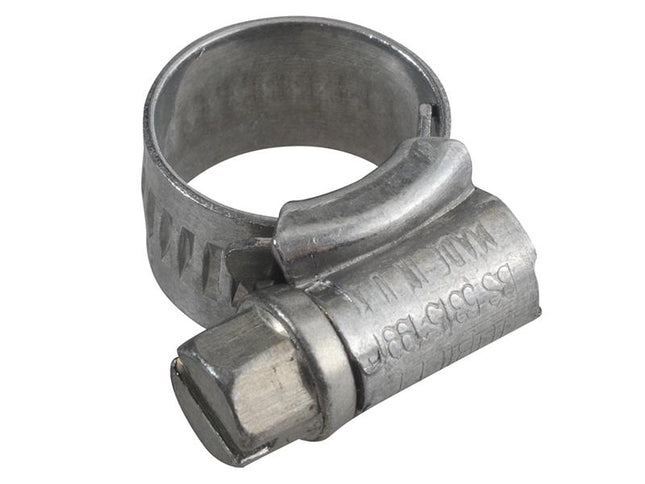 Jubilee (Size 000)  Zinc Protected Hose Clip 9.5 - 12Mm (3/8 - 1/2In)