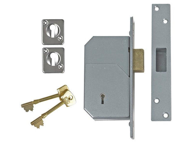 Union 3G110 C Series 5 Detainer Deadlock 73Mm Satin Chrome