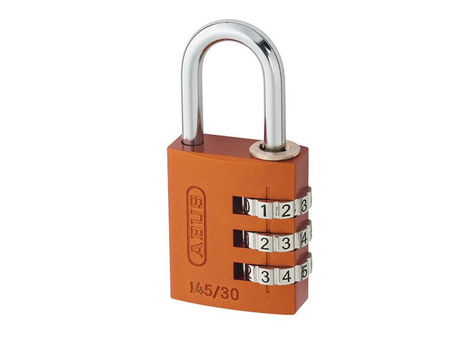 ABUS Mechanical 145/20 20Mm Aluminium Combination Padlock Random Colour 46626